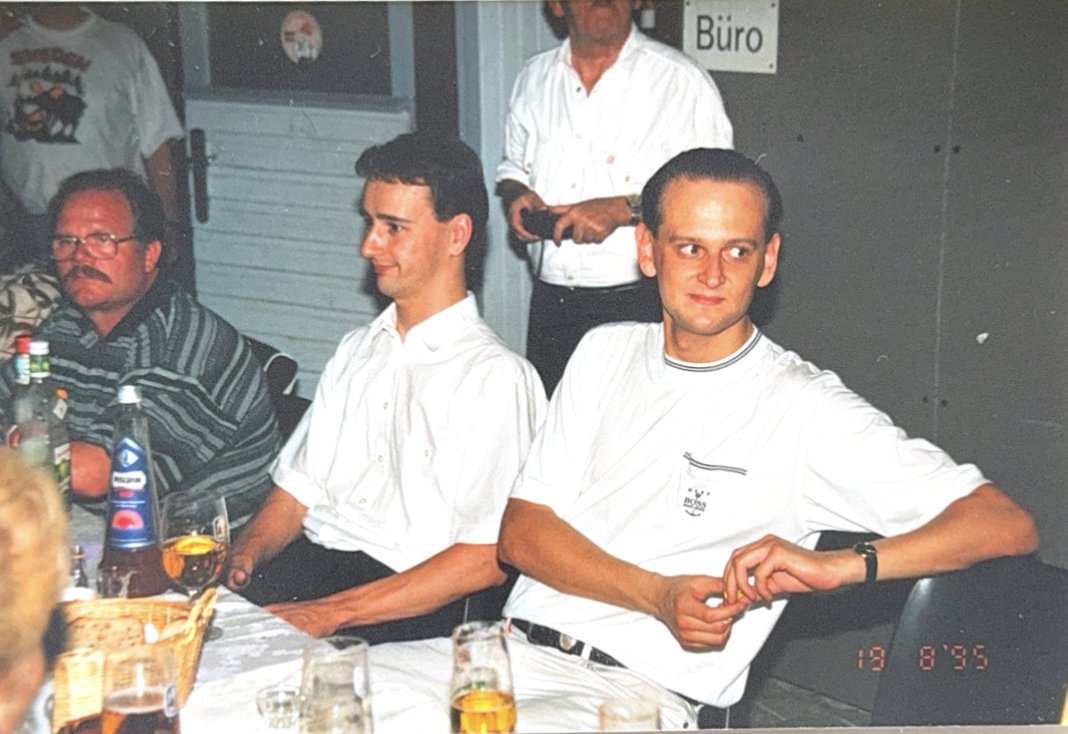Ulrich Diedrichsen auf einer Party nach dem Vordiplom